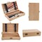 Small Beechwood Artist Tool and Brush Storage Box with Locking Clasp